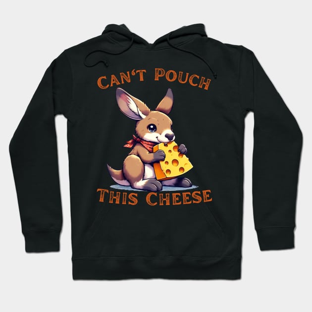 Cheese Kangaroo cheese lover Australia Hoodie by Japanese Fever